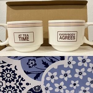 Taylor Swift ANYI HERO Lyrics Tea Cups with Saucers Midnights Collectible NEW​​